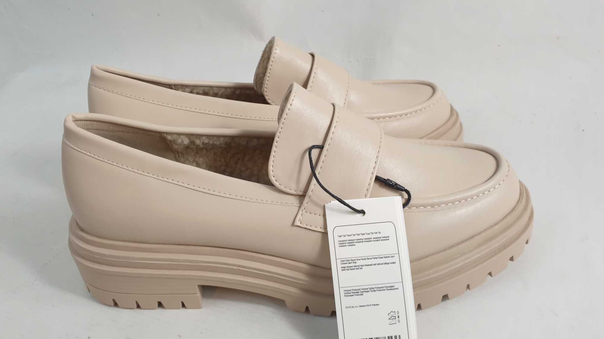 Jenny Fairy Loafersy WS5195-43 Beżowy rozmiar  38