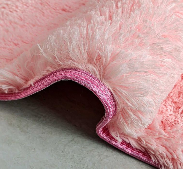 Dywan Soft Pink 80x160 - Gruby, Miękki