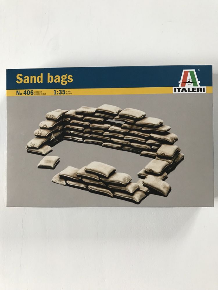 Akcesoria modelarskie model worki z piaskiem Italeri