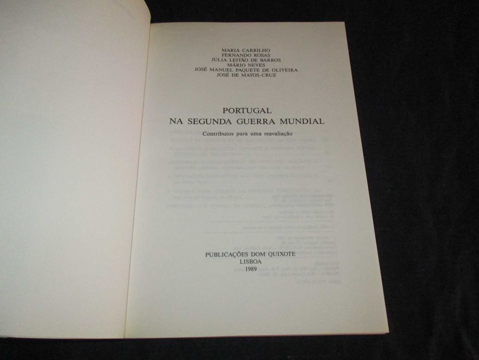 Livro Portugal na Segunda Guerra Mundial