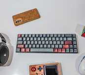 Teclado Mecânico Custom / Wireless / Switch RED