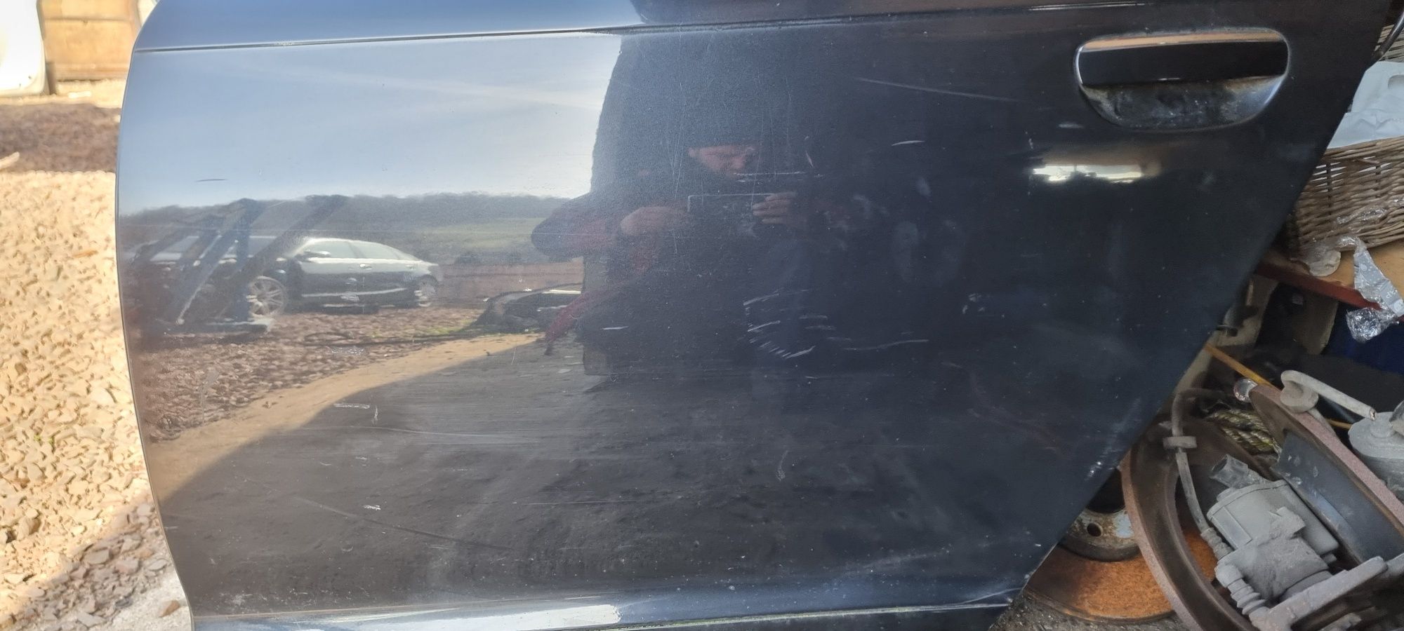 Audi a6 c6 drzwi tył lewe lz9w komplet