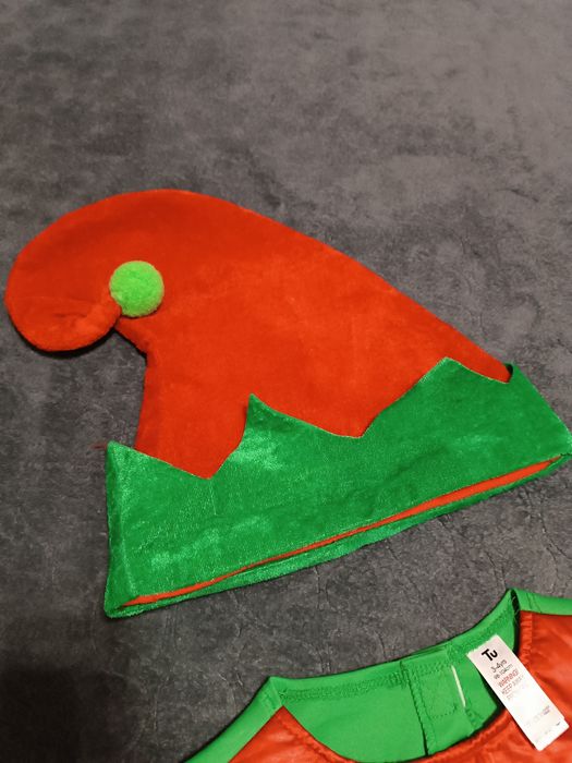 Карнавальний костюм ельф, помічник Санти, гном на хлопчика 3-4 роки