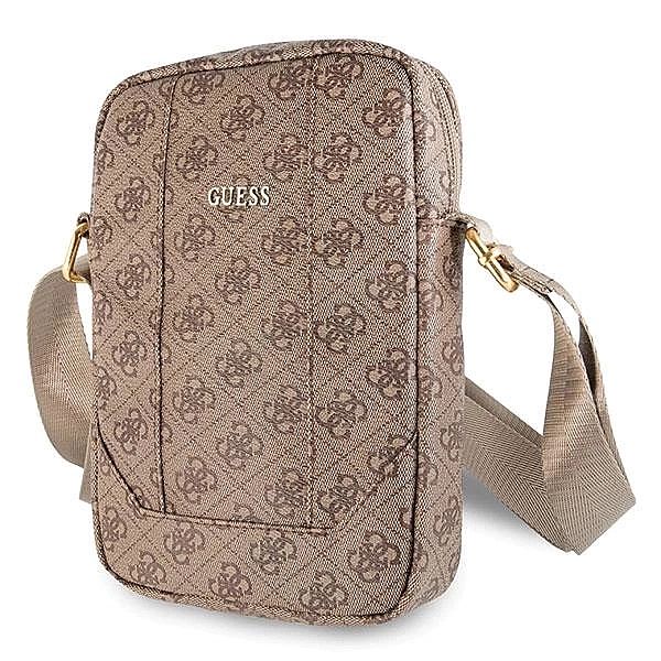 Torba Guess 4G Uptown na tablet 10" - brązowa