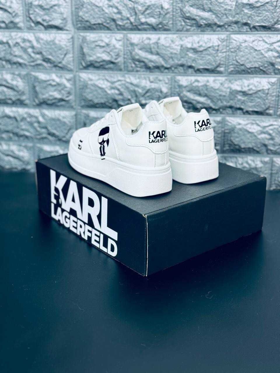 Кроссовки Karl Lagerfeld женские Топ продаж! Белые кеды Распродажа!