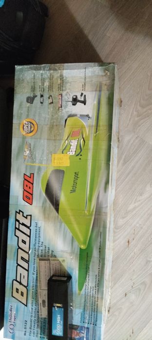 Barco rc brushless troco por material de pesca