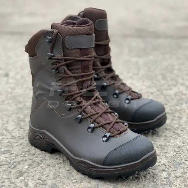 buty taktyczne zimowe  Talan braz skorzane