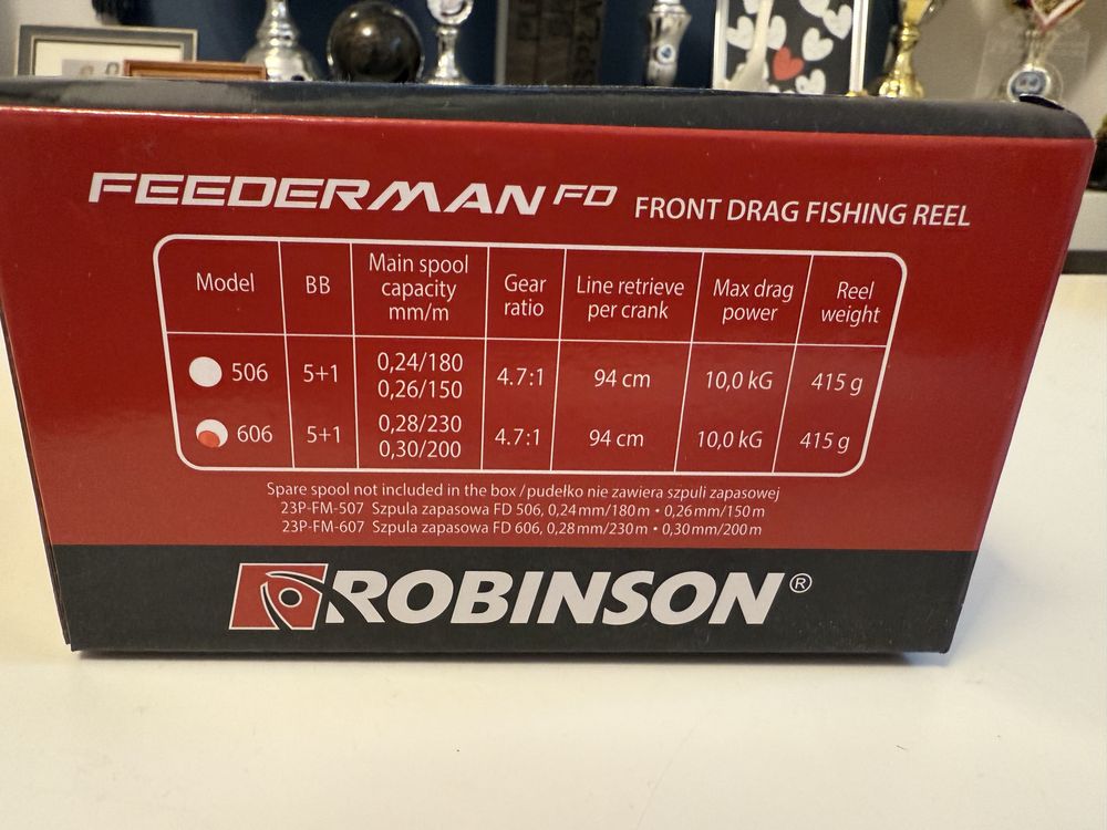 Kołowrotek Robinson Feederman FD 606 nowy