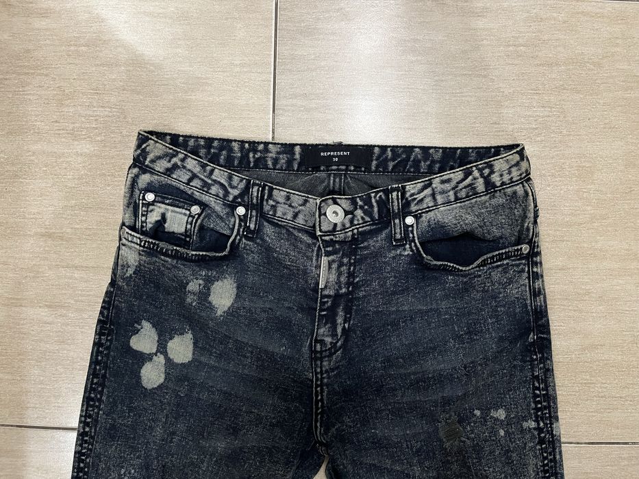 Represent Clothing Thrashed Mud Denim Jeans Sz. 30