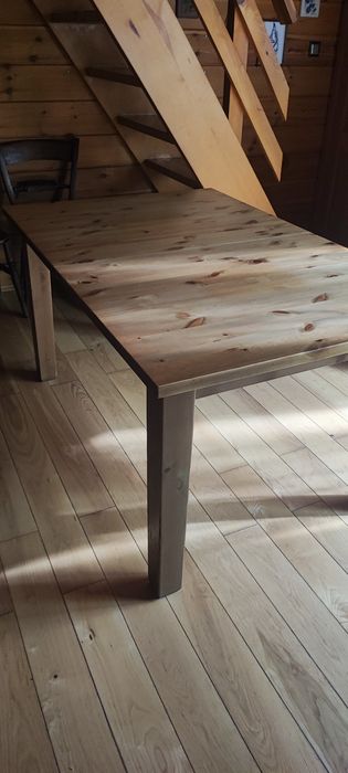 Krzesła Inglof 8szt i stół drewniany Stronas Ikea