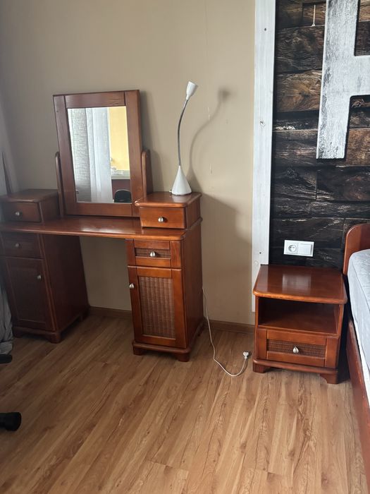 Zestaw mebli rattanowych do sypialni