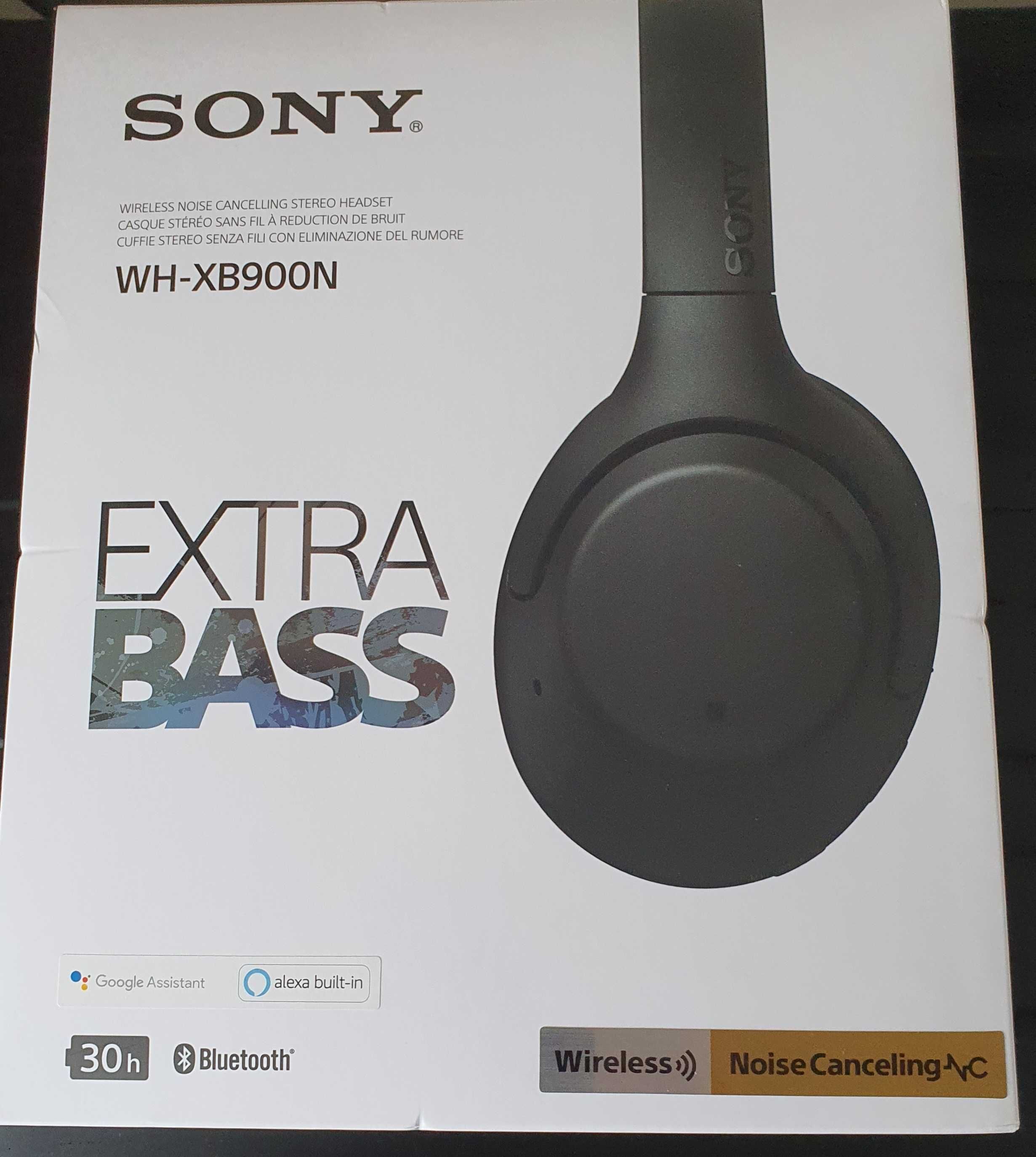 Auscultadores Sony WH-XB900N