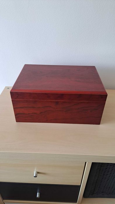 Caixa charutos humidificadora premium