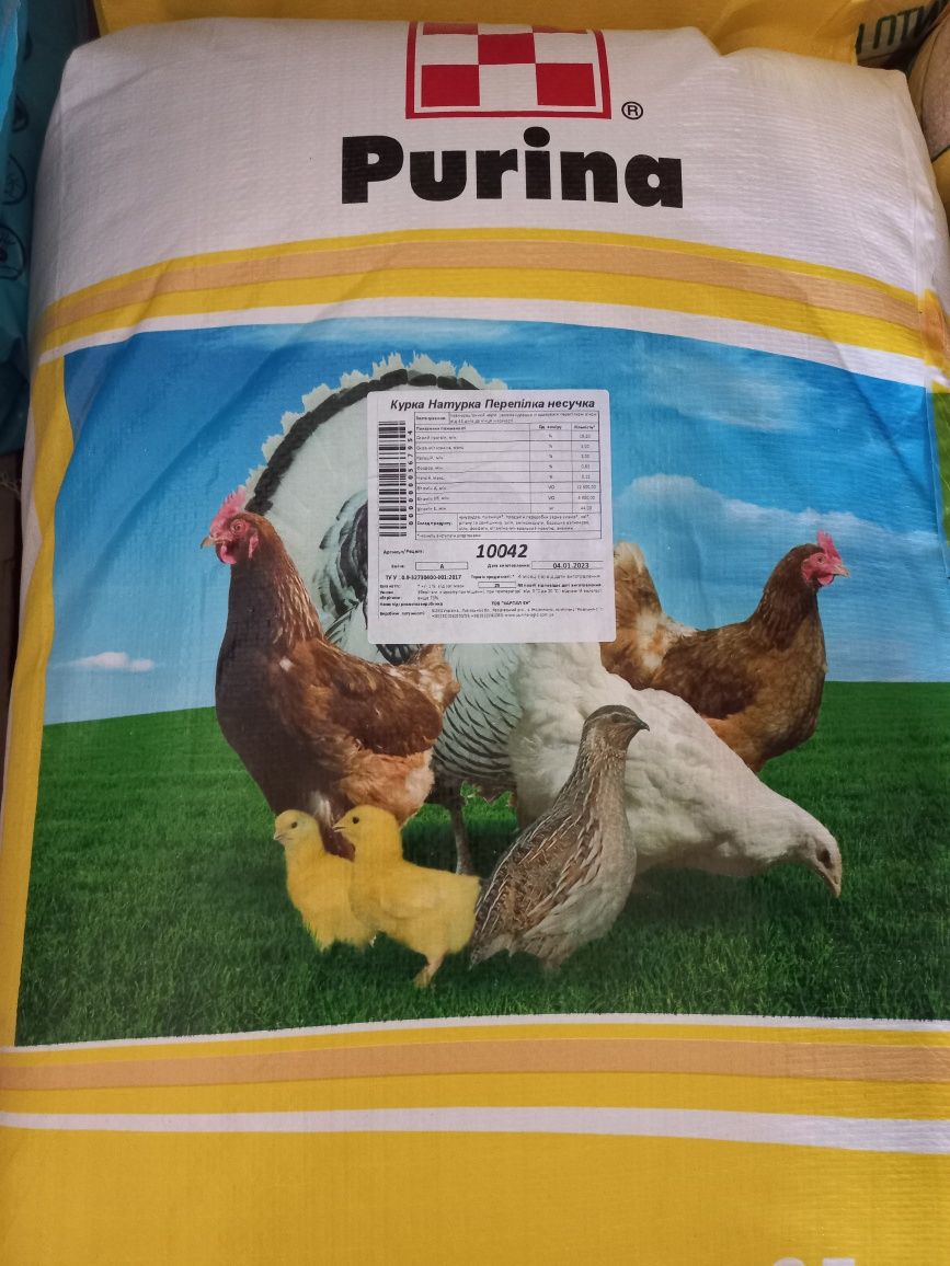 Готовий корм purina для перепілки несучка 10042