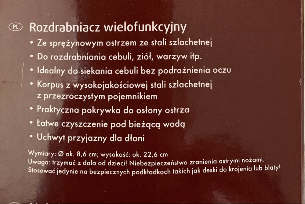 Rozdrabniacz Ernesto Lidl