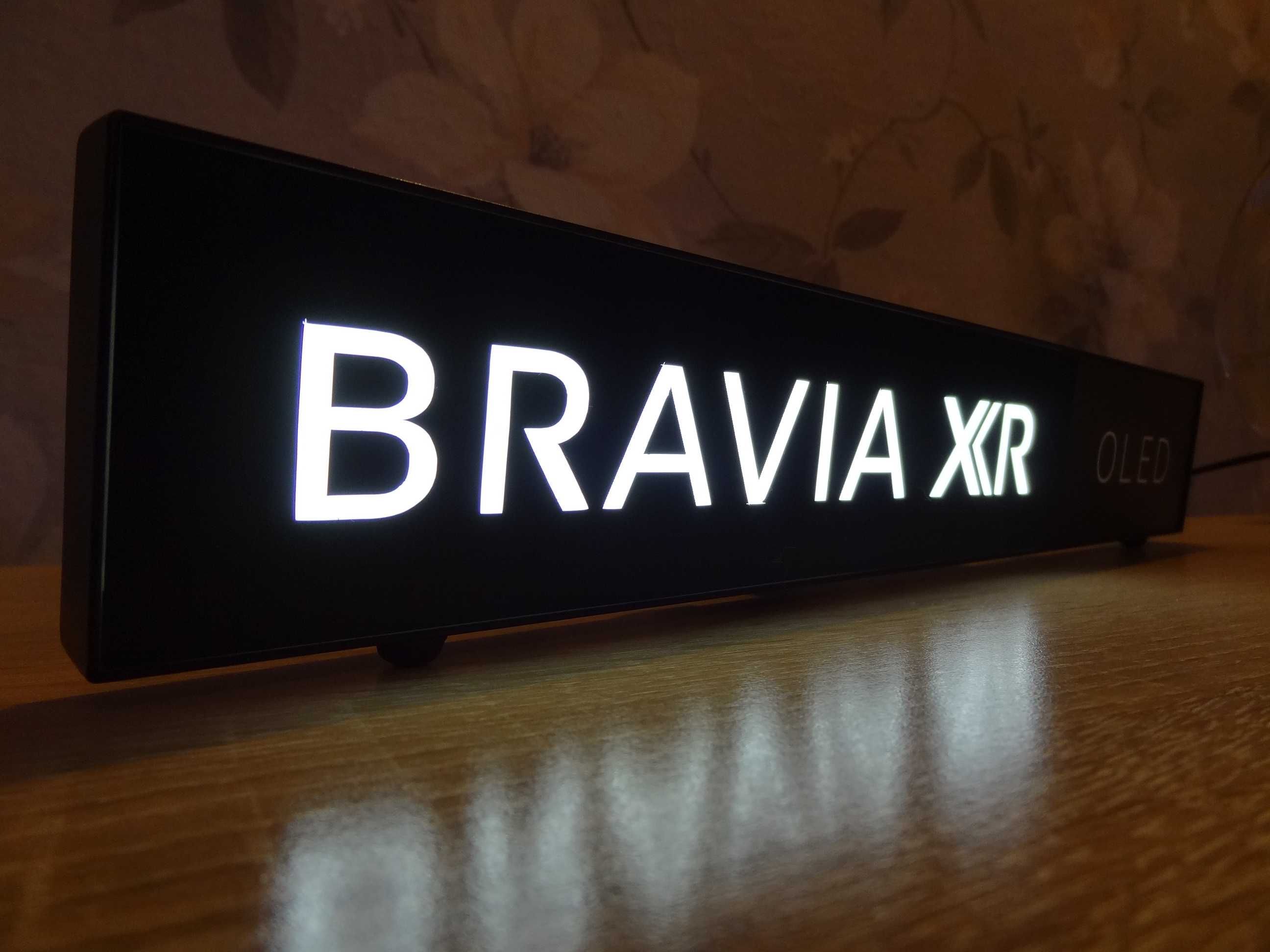 Neon Sony Bravia Podświetlana Reklama