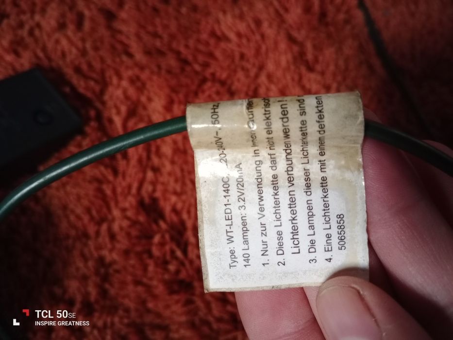 Pisca pisca grande para árvore de natal. Em bom estado