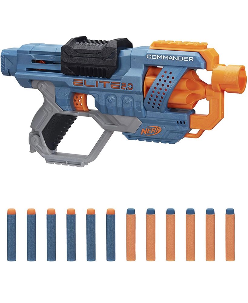 NERF Elite 2.0 Commander RD-6 Blaster Нерф бластер оригінал Hasbro