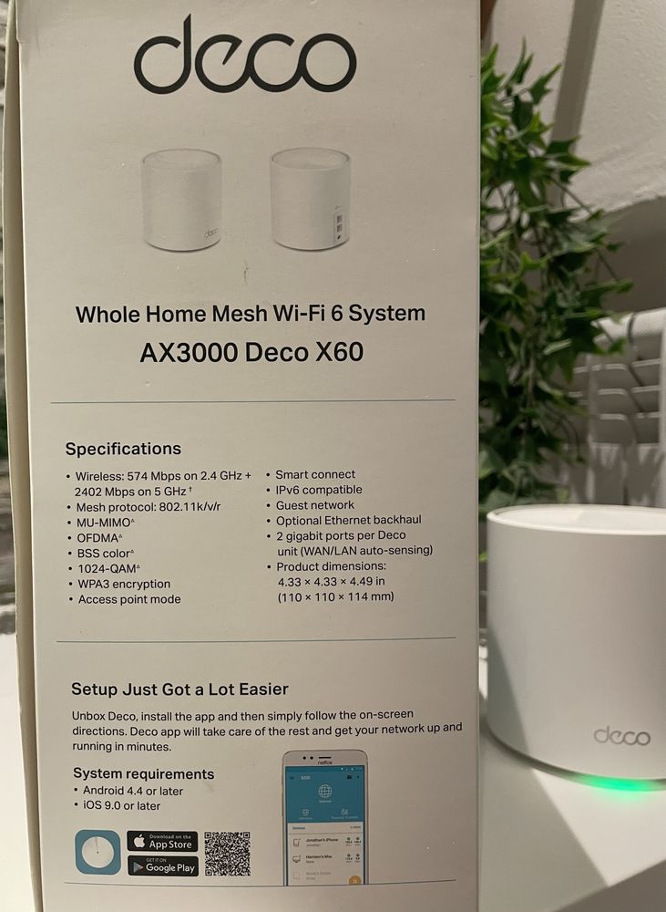 DOIS (2) TP-Link | Deco AX3000 - Modelo X60