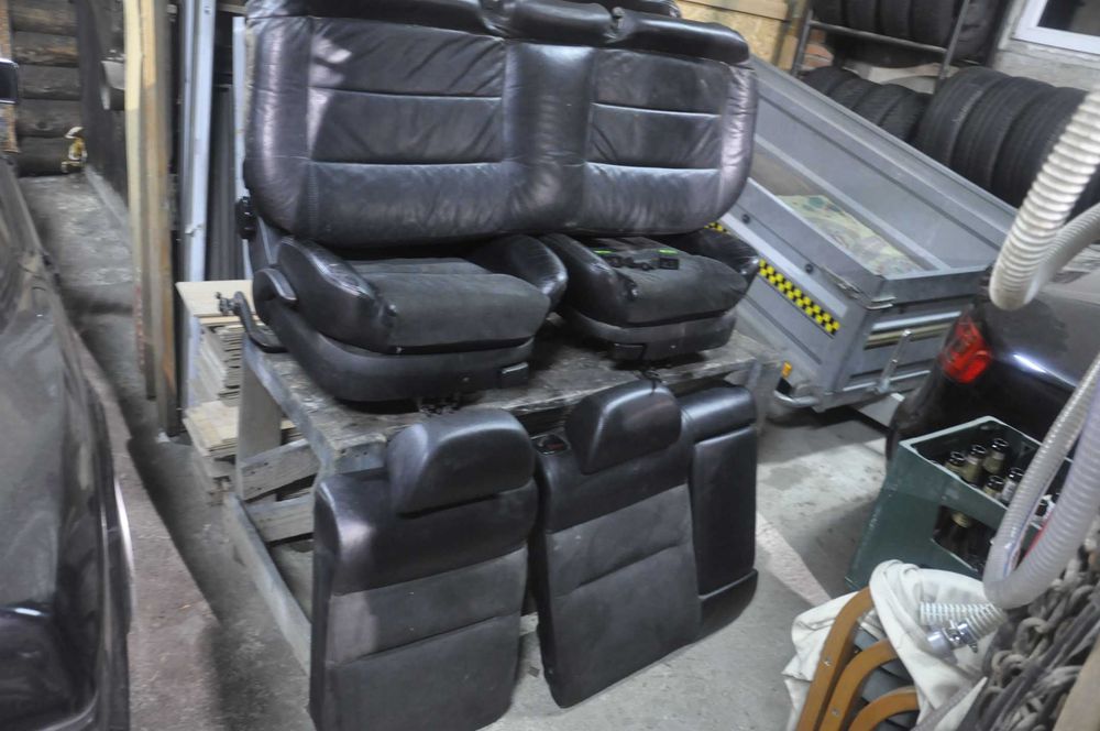 Passat B5 Skóra Fotele Boczki Grzane Alcantara Czarna Tanio