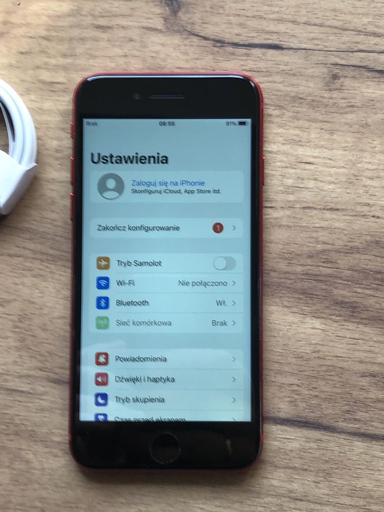 Iphone 8 64GB red |bateria 100%| kabel w zestawie, zadbany!