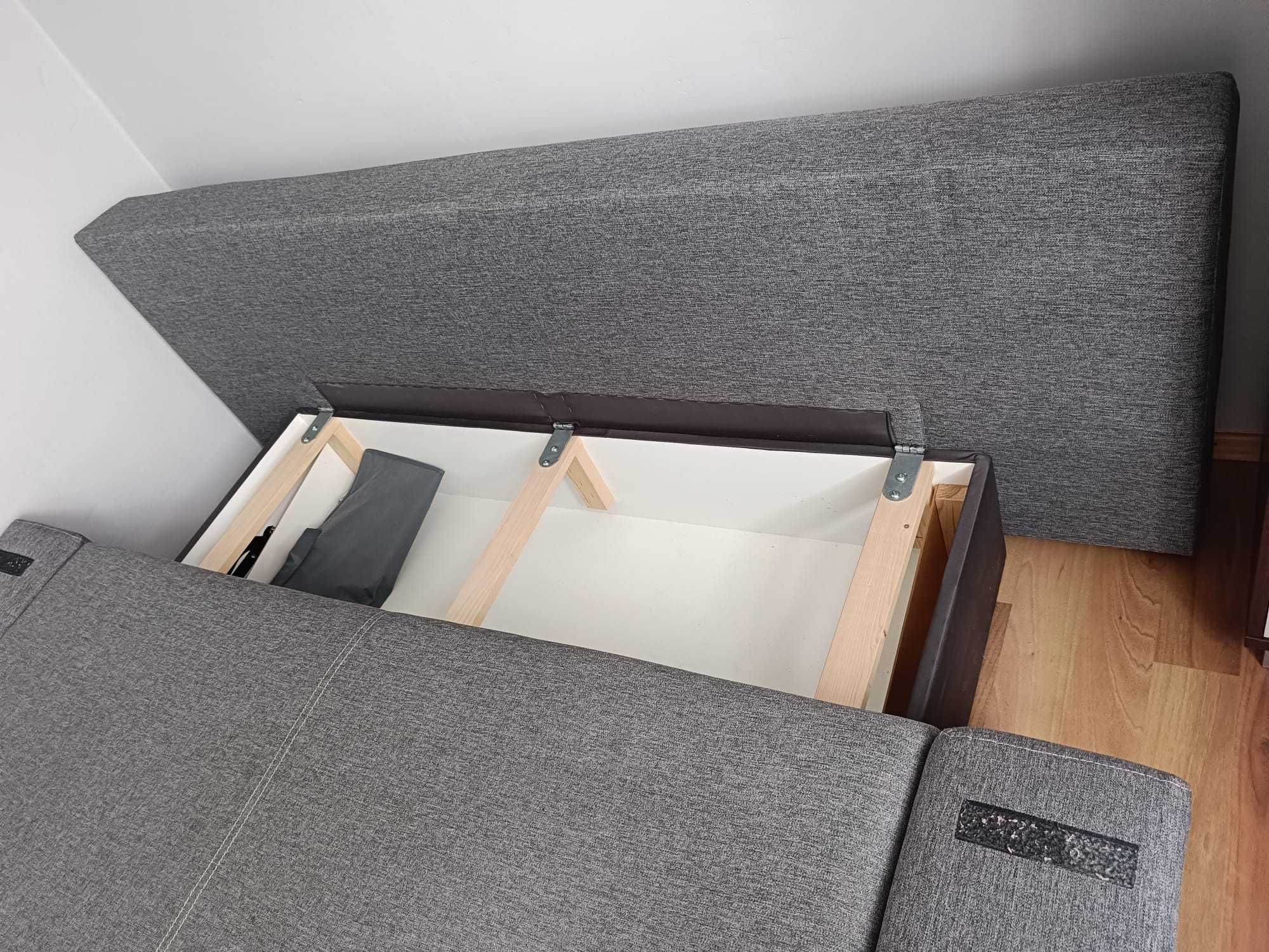 Sofa szara stan bdb
