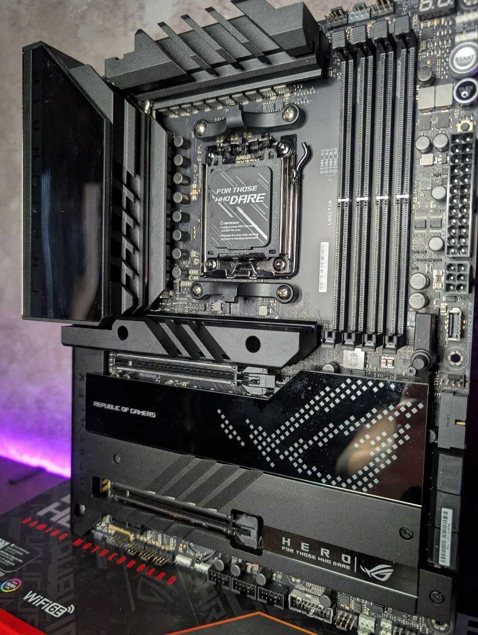Asus Rog Crosshair X670E Hero (AM5) 7000-8000-9000 Серія AMD
