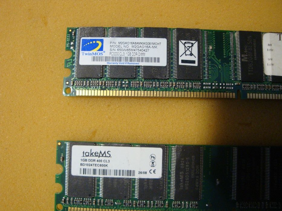 Memória RAM DDR 400