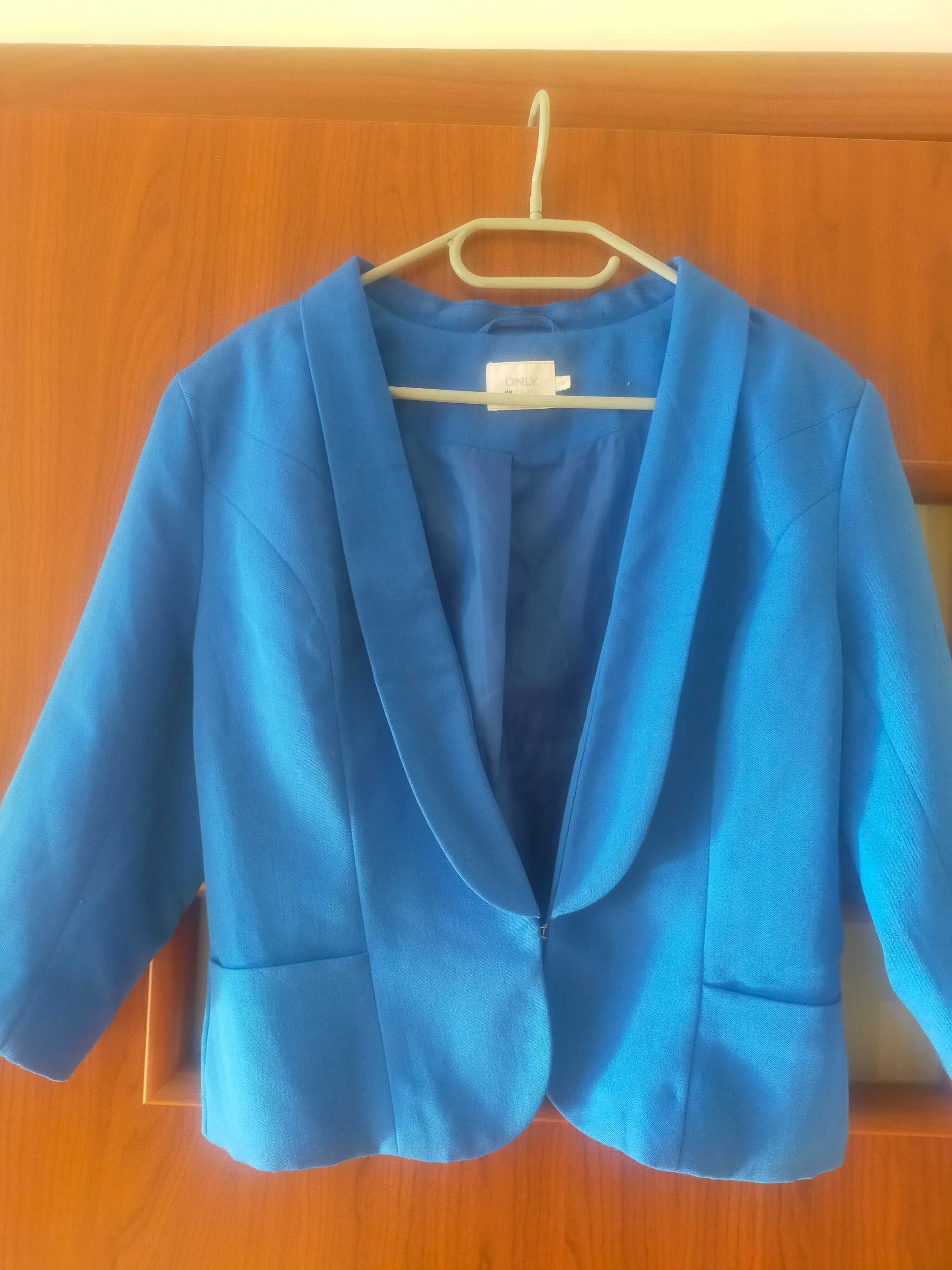 Marynarka kardigan granatowy eleganski