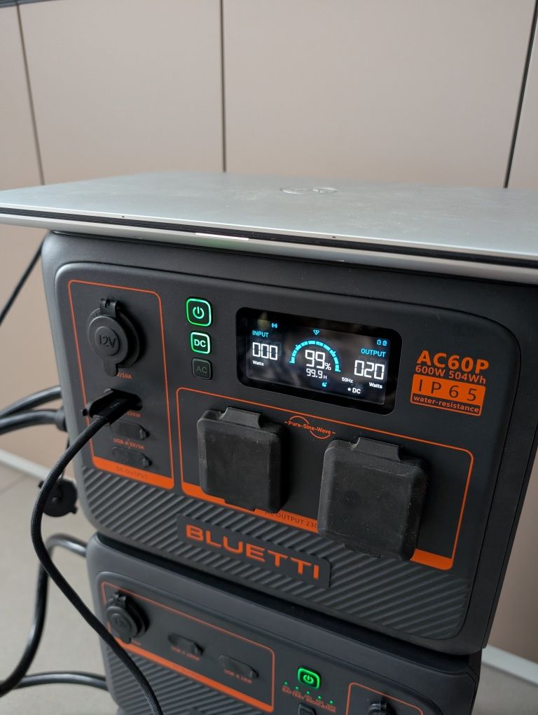 Зарядна станція Bluetti AC60P +дві B80P(комплект)безперебойне живлення