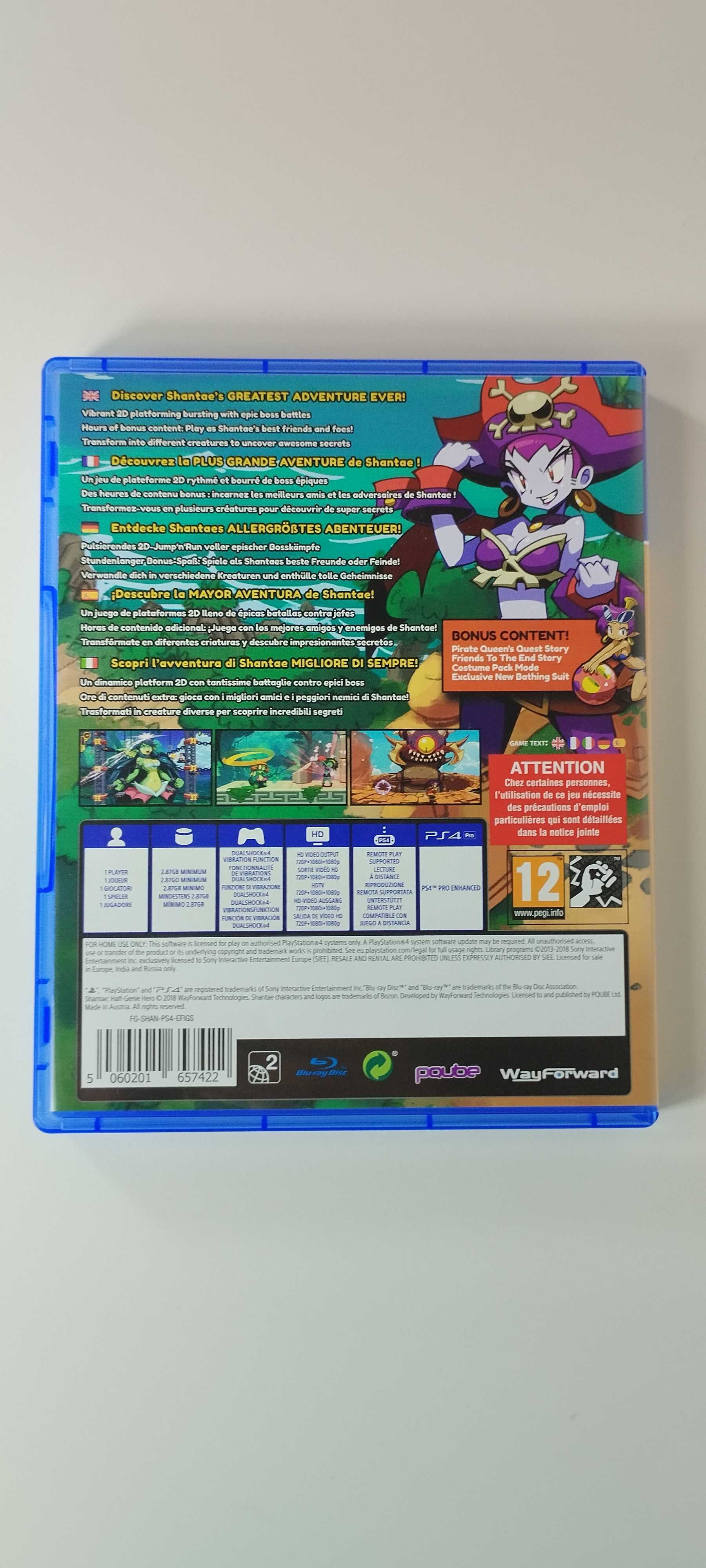 Shantae Genie Hero Ultimate Edition Playstation 4 PS4