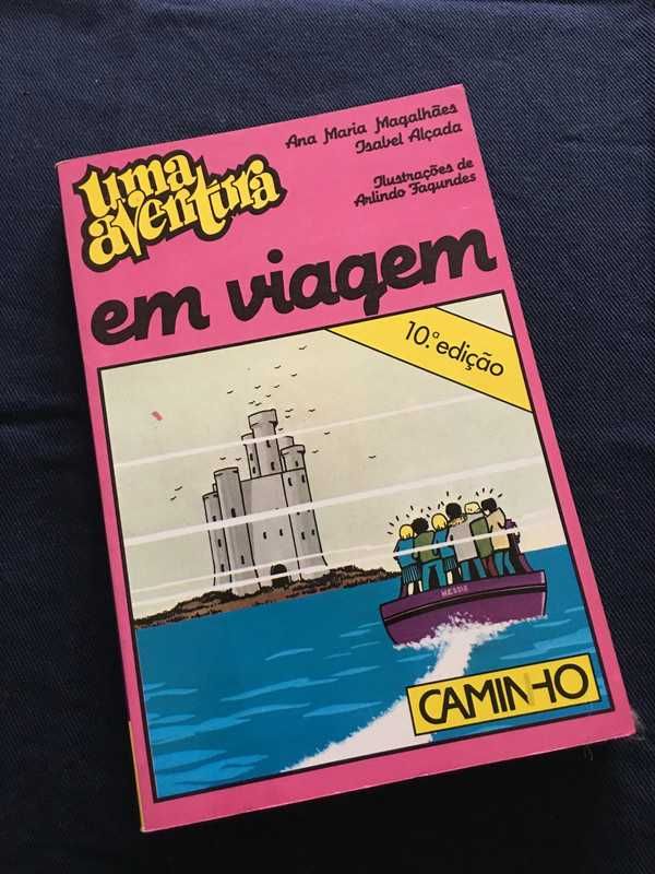 5 livros da colecção Uma Aventura