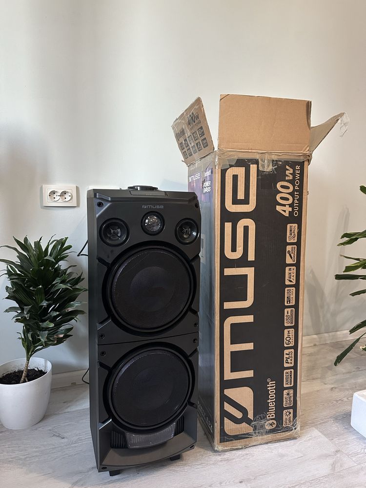 Акустична система  нова party box jbl muse 1935 караоке колонка 400w