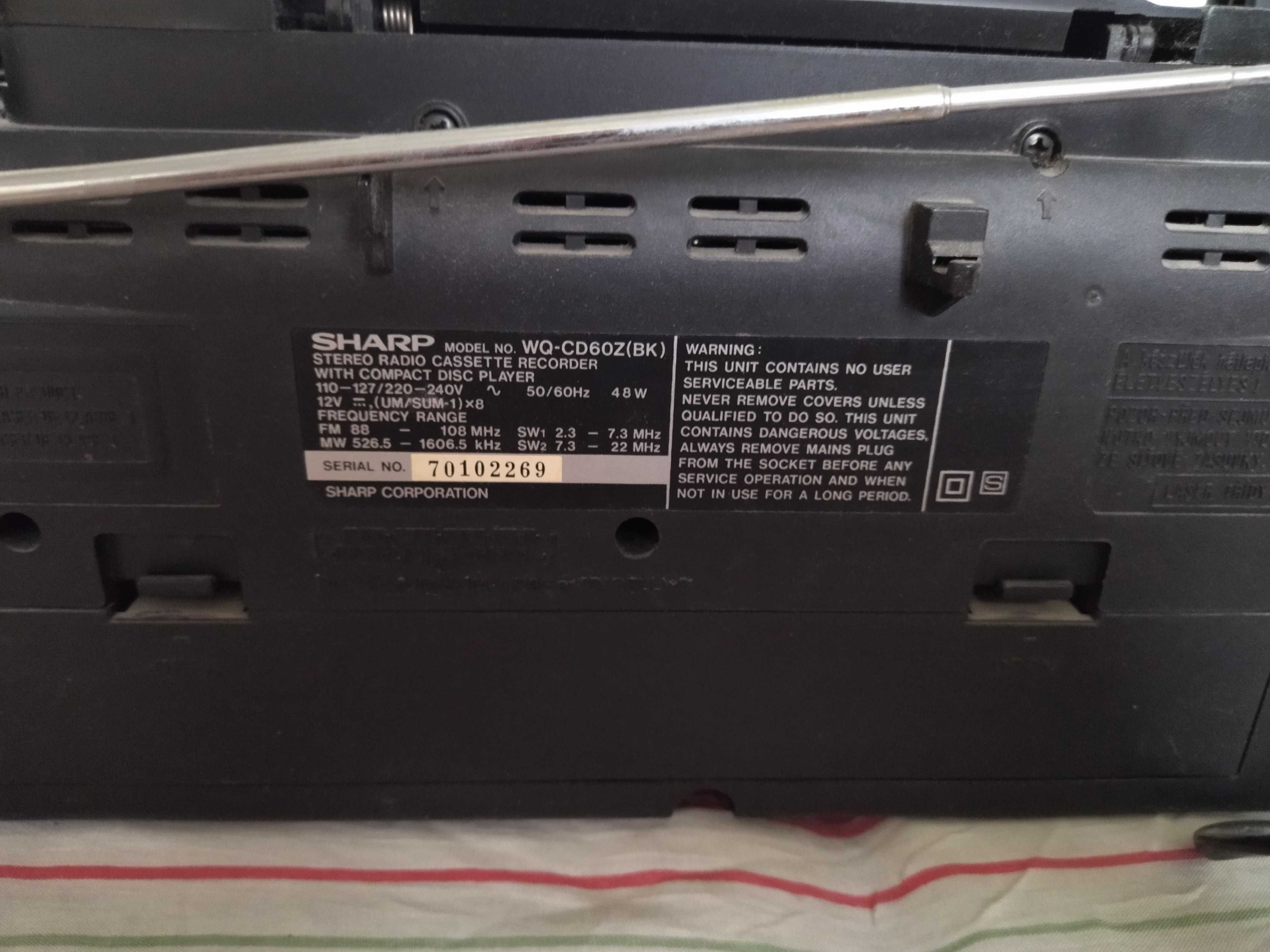 Магнитола SHARP WQ-CD60Z