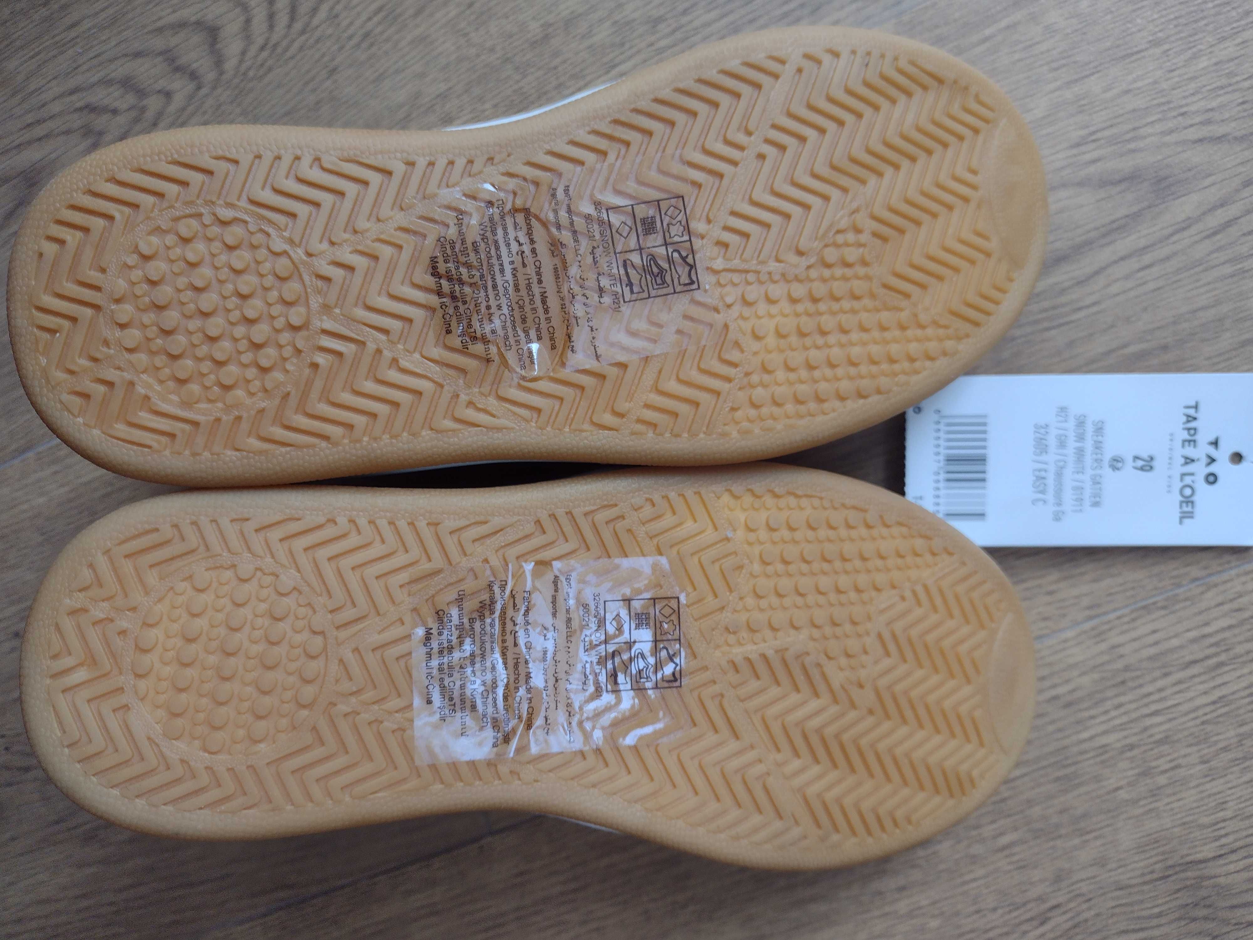 Białe adidasy na rzepy Tape A L'oeil rozmiar 29 NOWE