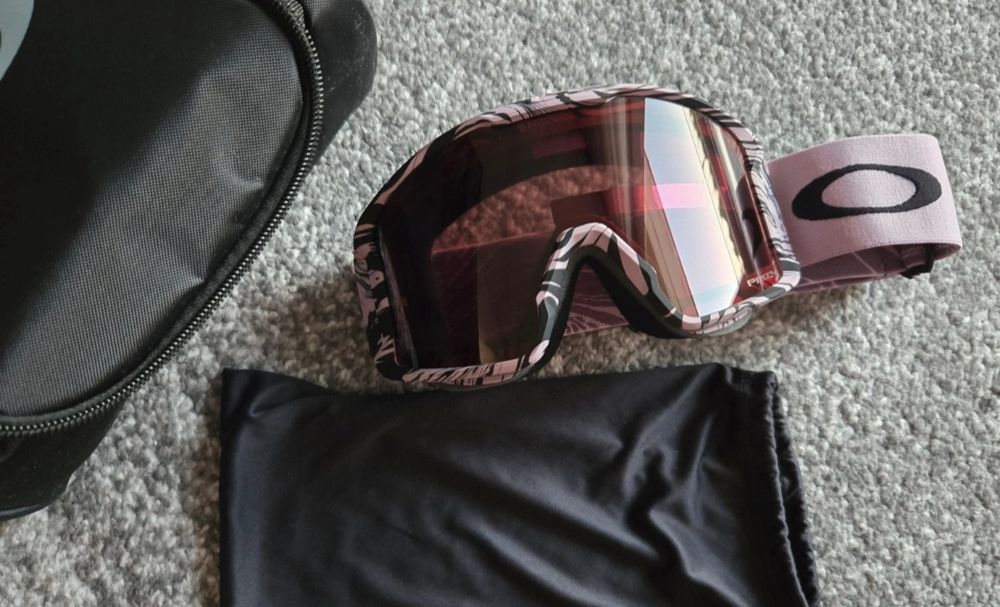 Oakley Line Miner L PRIZM Garnet – nowe gogle narciarskie komplet