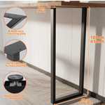 Zestaw 2 metalowych nóg stołowych 105 cm, Homtone

Nadaj nowe życie sw