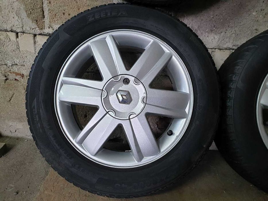 Felgi alu Renault R16 4x100 opony całoroczne 205/60R16 5,5mm