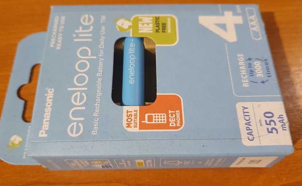 аккумуляторы мини пальчик ААА Ni-MH Panasoniс Eneloop 550 mAh 4шт