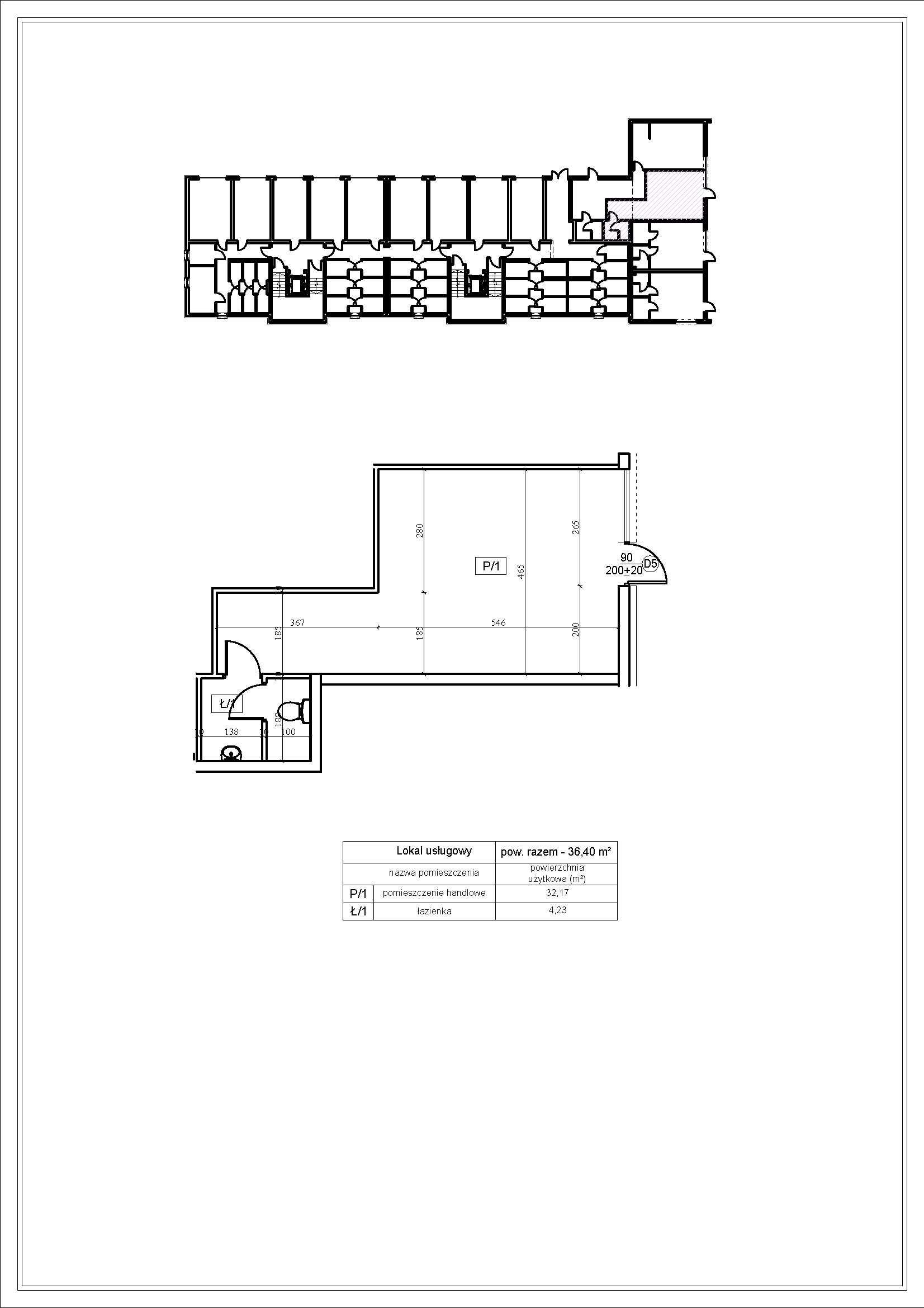 Lokal do wynajęcia 36,40 m² – Osiedle Idea Park VII – Ostrołęka
