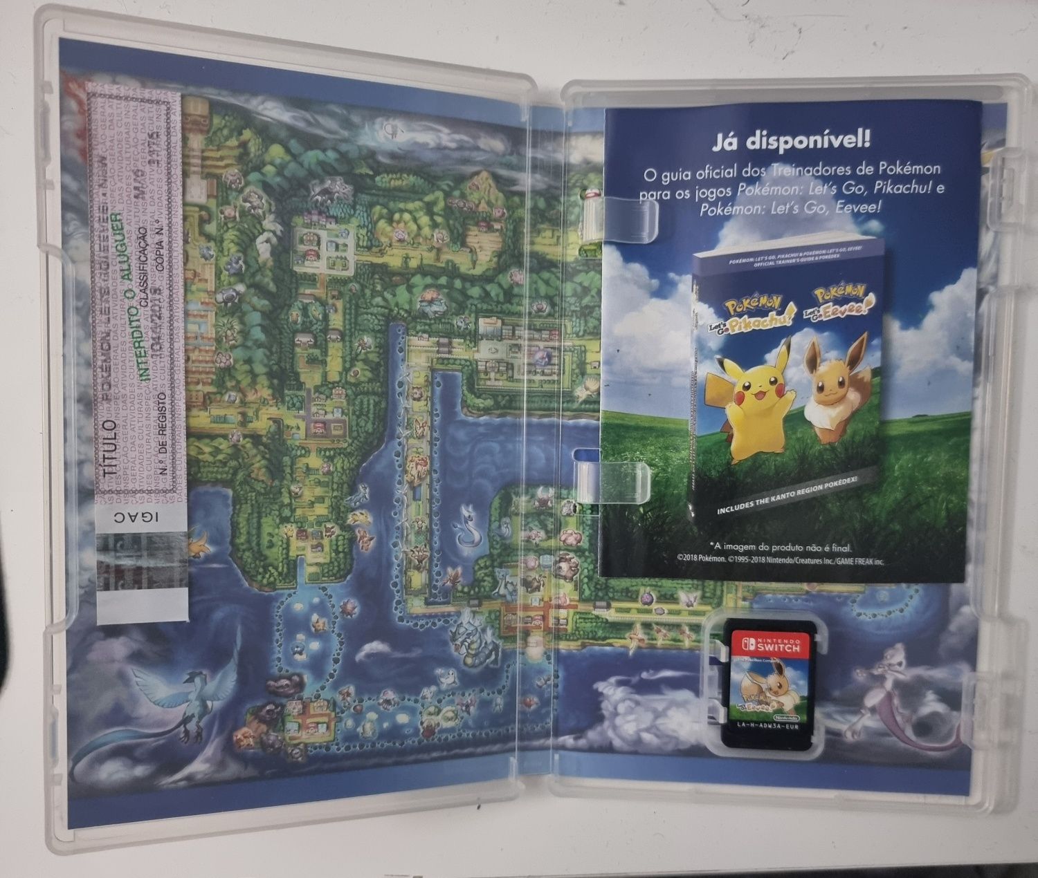 Pokemon let's go Eevee Nintendo switch novo