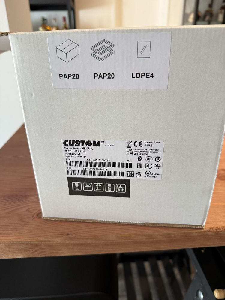 Impressora Térmica Custom k3