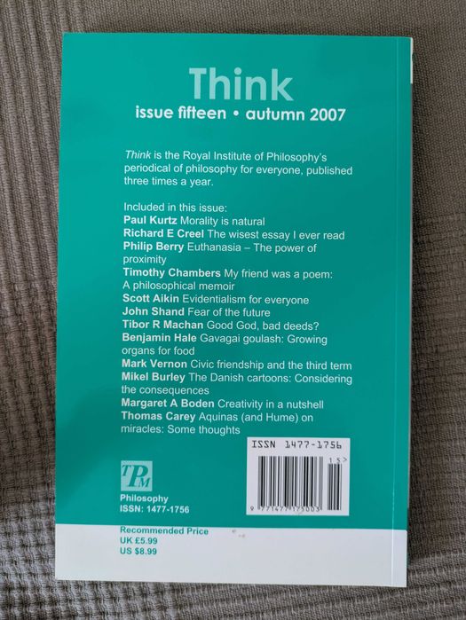 Think: Philosophy for Everyone – Issue Fifteen