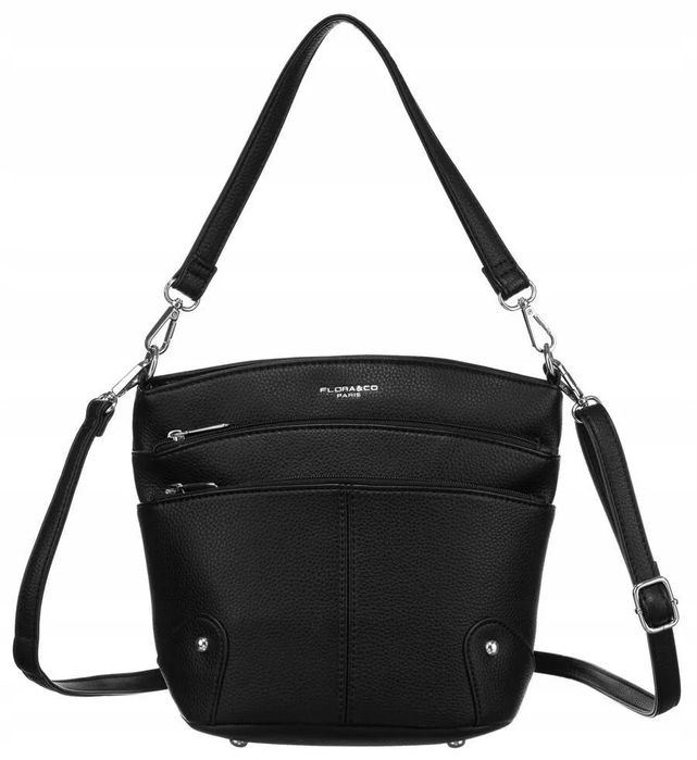 torebka damska z odpinanym paskiem i uchwytem - flora&co