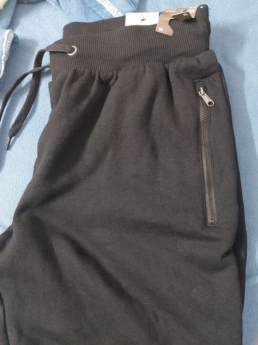 Calças de fato de treino pretas XL