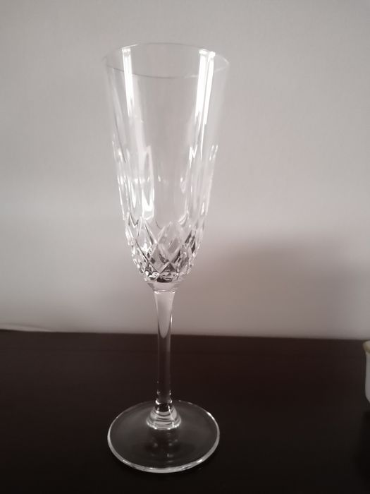 Conjunto de copos, bomboneira e 2 taças cristal D Arques
