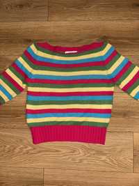 Kolorowy vinatge sweter