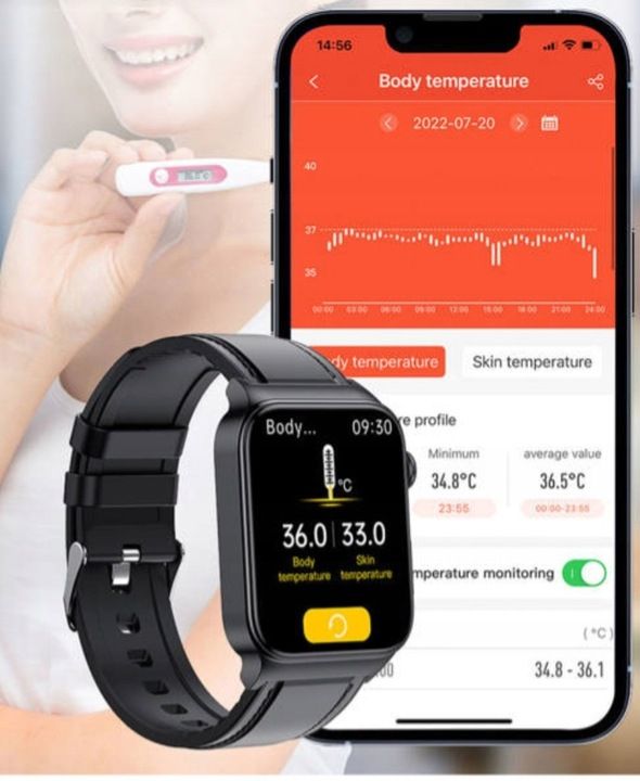 Smartwatch Z Funkcją Pomiaru Cukru Glukoza Tk12 Ciśnienie Menu Polski