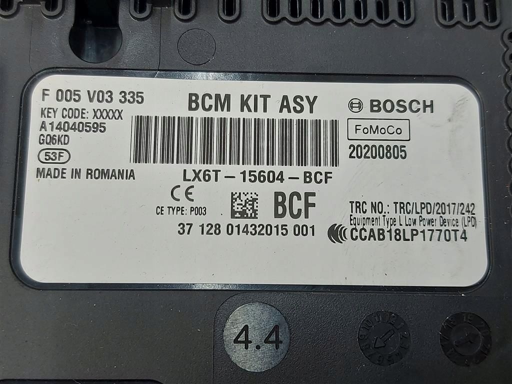 Moduł sterownik Bcm ford kuga MK3 LX6T 15604 BCF 20