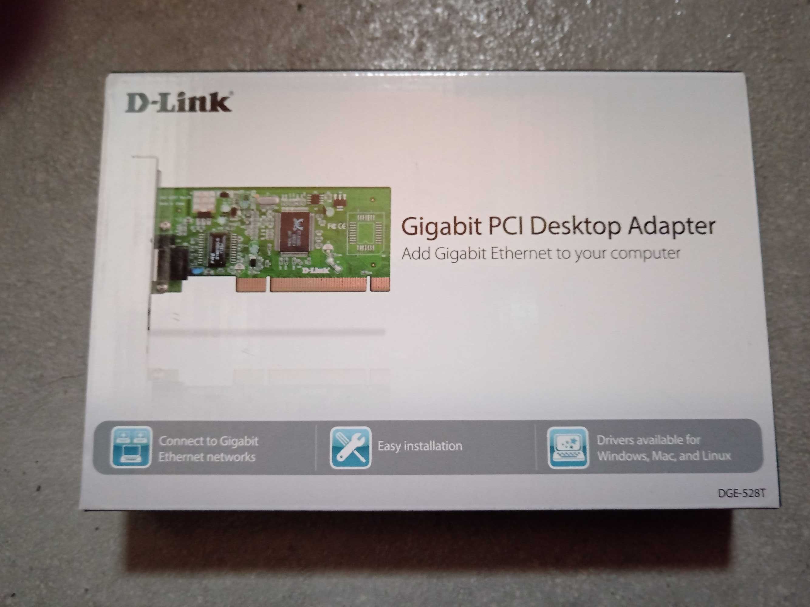 Placa de Rede D-Link DGE-528T  Gigabit 10/100/1000 - NOVO